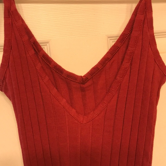 Maroon bodycon dress - Picture 2 of 5